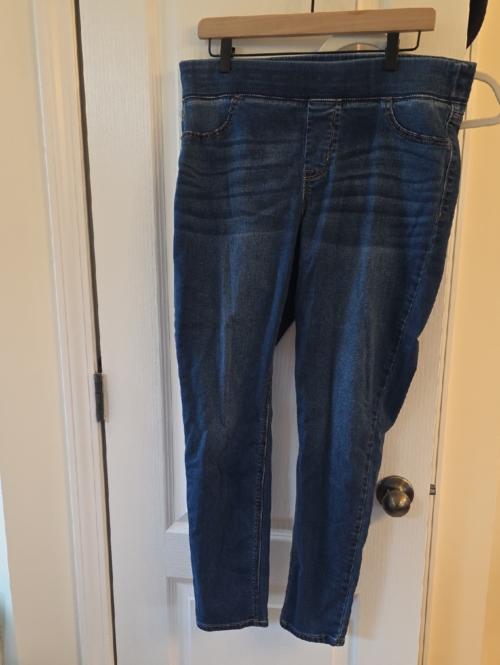 Old Navy Dark Blue Pull-On Jeggings Size 14 Short Petite